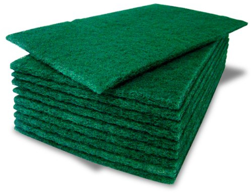 The Chemical Hut Heavy Duty Green Catering Kitchen Sponge Scourer Pads … (X2)