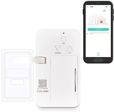 YoLink Finger - Remote Control Existing Garage Door Opener, 1/4 Mile World's Longest Range Garage Door Operator Controller, YoLink Hub Required