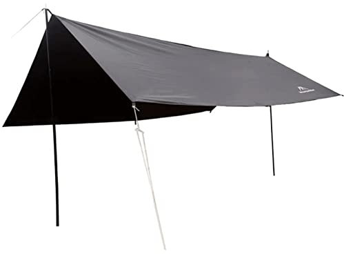 Zeltplanen Faltbares Vordach, leichtes Campingzelt mit schwarz beschichteter Innenschicht, langlebiges, wasserdichtes, winddichtes Strandzelt, einfach aufzubauen Geräumig