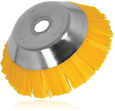 Spares2go Nylon Brush Head for strimmer 8inch brushcutter trimmer Universal