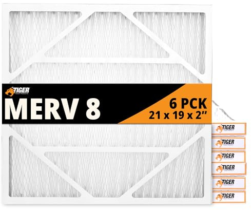 Merv 8 Ersatzfilter für HVAC und Vorfilter für Dri-Eaz HEPA 700 und ähnliche Luftwäscher, 53,3 x 48,3 x 5,1 cm, 6 Stück