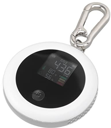 Mini detector infrarrojo de CO2 3 en 1, LCD portátil, analizador de temperatura y humedad para el hogar, interiores, viajes, color