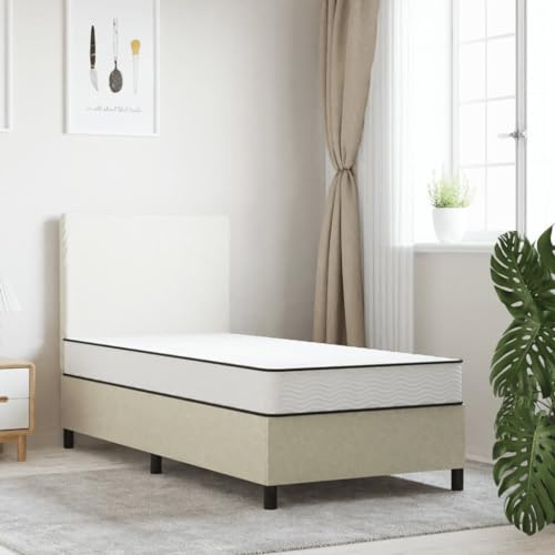 Fengshui Bonnell-Federkern Matratze Mittel 70x200 cm | Atmungsaktiver Bezug, abnehmbarer Reißverschluss, waschbar bis 40 Grad, geräuschabsorbierend