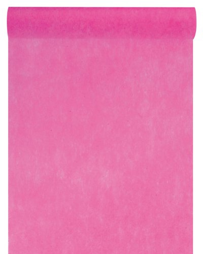 Tessuto non tessuto 30 cm (25 m di lunghezza), runner decorativo in tessuto non tessuto, decorazione per festa di nozze Pink
