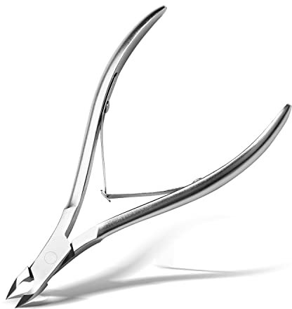 Bluesky Tronchese professionale per cuticole, in acciaio inox, per unghie