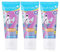 Brush-Baby - Tutti Frutti Kids Toothpaste, 3 x 50ml Tubes - for Ages 3+ - with Xylitol & Fluoride - Strong Teeth, Healthy Gums & Fresh Breath - Gentle Vegan Formula, Safe if Swallowed