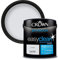 2.5L CROWN Easyclean Bathroom MID-SHEEN Emulsion Multi Surface Paint With MOULDGUARD+ That can be Used on Walls, Ceilings, Wood and Metal. Stain & Scrub Resistant Formula – Soft Steel