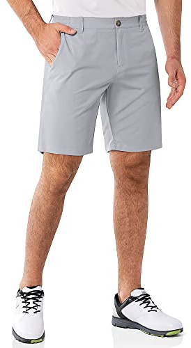 33,000ft Herren 9” Golf Shorts UPF 50+ Kurze Golfhose mit 4 Taschen