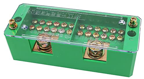 Tiardey 660V 30A Monofase Meter Box Junction Power Distribution Morsettiera - 2 ingressi 12 uscite