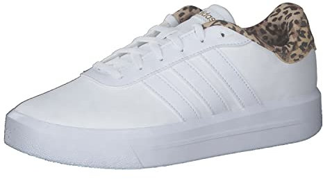 adidas Court Platform Shoes, Scarpe Donna, Cloud White/Gold Metallic, 37 1/3 EU