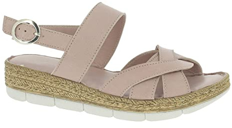 Andrea Conti Women's Modern Heeled Sandal, mauve, 8.5