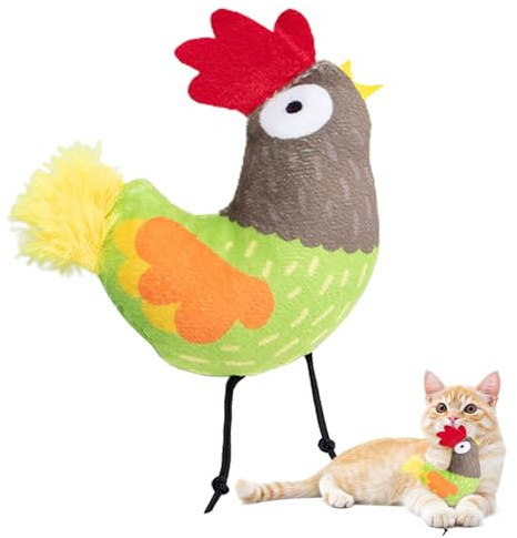 Holdes Kauspielzeug für Katzen, Spielzeug für Katzen in Cartoon-Form, autonomes Spiel – Kauspielzeug für Kätzchen, Beißspielzeug für Kätzchen, stimulierendes Spielzeug für Katzen im Innenbereich