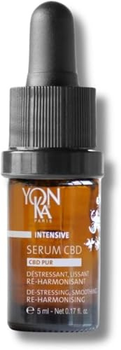 Yonka Paris CBD-Serum – 5 ml – 100 % reines CBD – beruhigende & ausgleichende Gesichtspflege – ohne Wasser, ohne Alkohol – alle Hauttypen