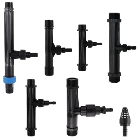 Inyector de fertilizante Venturi 3/4 1/2 1 1,5 2 ''conector de entrada/salida de rosca macho herramientas de fertilización automática for riego de jardín ( Size : 1 Inch - 13mm )