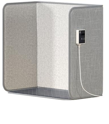 Fußwärmer，elektrischer fußwärmer，Büro-Untertisch-Heizung，Beinwärmer Beheizte Fußmatten，Fußwärmer，gifts for women。(Grigio)