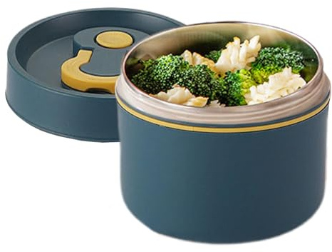 de acero inoxidable – de metal, térmica de 650 ml Meal Prep | Meal Prep Contenedor Portátil para Ensalada de Frutas Carne