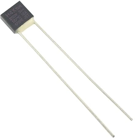 5 pz H3X H4X Fusibile Termico TF 115 127 Gradi 3A 250 V RH Quadrato Nero Interruttori di Temperatura(127C 3A)
