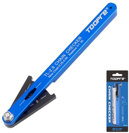 Strumento di misurazione per catena di bicicletta, indicatore di usura, lega di alluminio, strumenti di misurazione