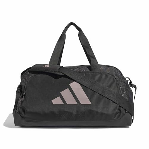 Adidas Women's Adidas Defender Graphic Gym Bag SMALL, Black/preloved fig, One Size