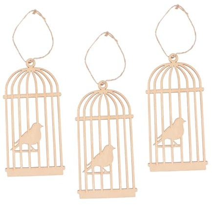 Holibanna 10stücke Holzscheiben Mit Filigranem Design Für Frühlingsdekoration Kreative Dekorative Holzscheiben Für Bastelprojekte Hochzeiten Und