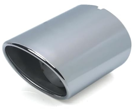 Tubo Escape Para T&oyota Para RAV4 2019 2020 2021 2022 2023 2024 Punta Escape Silenciador Boquilla Accesorios Para Coche(Plata)