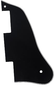 Schwarzes Gitarren Schlagbrett 3-lagig für Dot Jazz Guitar | Pvc, Präzise Verarbeitung, Robuste Bauweise, Standardgröße, Passend für Archtop Gitarren, Leicht Montierbar