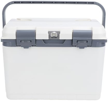 WIHFHGZ 15L Isolierte Kühlbox, Tragbare Kfz Kühlbox Für Auto, Kompakter Lebensmittel Tiefkühler - Leichtgewichtiges Design, Hochdichte PU Dämmschicht, Ideal Für Outdoor Camping und Picknick