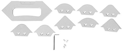 Maschera per raggio angolare tavolo fresatrice Modello di profilo smusso per rifilatura del legno per abito per raggio tavolo carpenteria