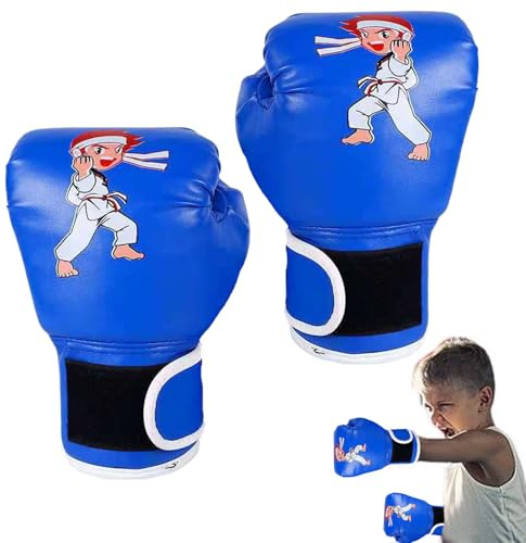 Kids Punching Gloves - Children Punching Mitten, Youth Training Gloves, Sparring Training Mitten, Punch Bag Kickboxing Martial Arts Comfortable Breathable Kids Boxing Gear Equipment