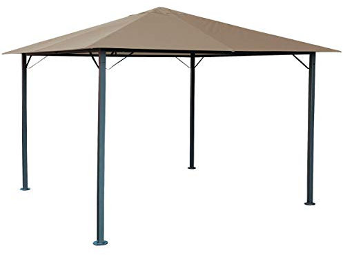 QUICK STAR Pabellón de Acero 3 x 3 m Carpa Beige