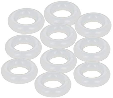 Othmro Silikon-O-Ringe, 12 mm Außendurchmesser, 6 mm ID, 3 mm, weiße Dichtungsdichtung für Sanitär-, Gas-, Automobil- und Wasserhahn-Reparatur, öl- und hitzebeständig