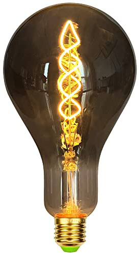 TIANFAN LED-Lampen Edison Classic Rauchglas PS35 A110 4W Dimmbare 220 / 240V E27 Edison Schraube Vintage Glühbirne
