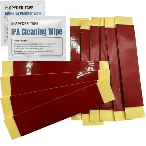 5952 Number Plate Sticky Pads 10 Pack – Heavy Duty Double Sided Foam Adhesive Pads for Car Registration Plates – Waterproof Mounting Tape Stickers – No Screws No Drilling – Holds at Motorway Speed