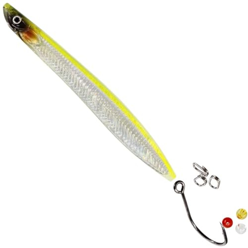 Westin Sandy Inline 9,5cm 14g - Inliner Meerforellenblinker, Farbe:3D Yellow Ayu