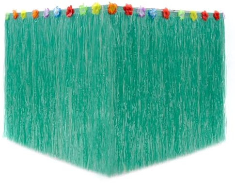 Glitter Dekoration Tisch Rock Party Tischrock DIY Grasröcke Hochzeit Geburtstag Sommer Strand Tischdecke Gartendekoration Zubehör (Color : Green)