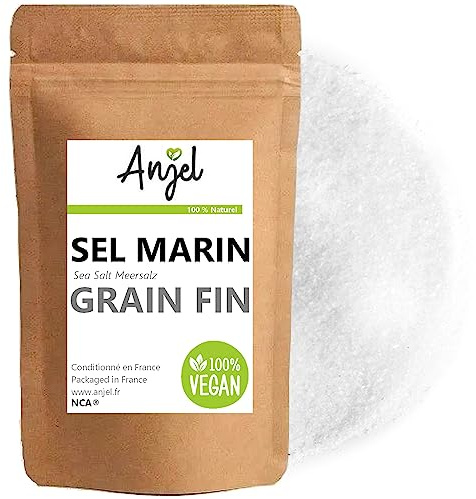Sel marin 250g - Grain fin - Sel polyvalent et savoureux pour tous vos plats - 100% Naturel - NCA