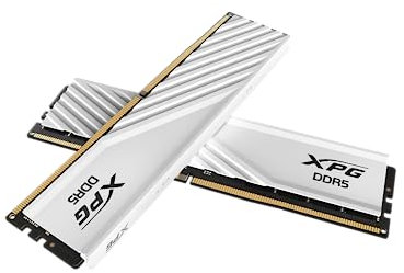 XPG Lancer Blade DDR5 6400 MHz CL32 32 GB (2 x 16 GB) PC5-51200 RAM 288 pin UDIMM Desktop kit di memoria desktop dissipatore di calore bianco (AX5U6400C3216G-DTLABWH)