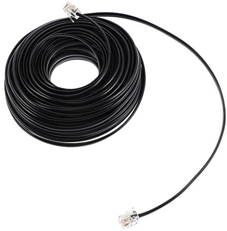 Gatuida Landline Wire Connectors Telephone Extension Cord for Phone Fax Modem Answering Machine