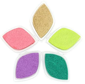 HOODANCOS Farbiges Stempelkissen Mit Farben DIY Stempelkissen Aus Hochwertigem Material Für Diverse Projekte Für Scrapbooking Und Kreativität