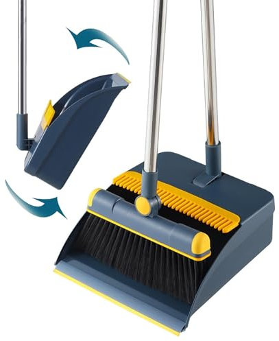 Escoba con recogedor de combinación – Escoba y recogedor de Polvo de Mango