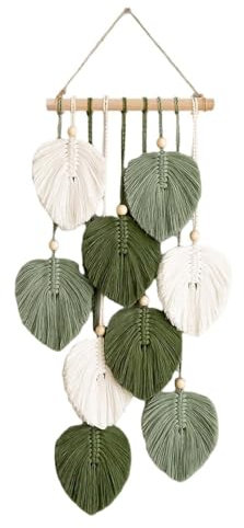 Macramé Décoration Murale, Décoration Bohème, Entre Murale en Macramé, Macramé Tenture Murale Boho, Decoration Murale Boheme, Deco Murale Boheme, pour Chambre à Coucher, Salon, Bureau, Appartement