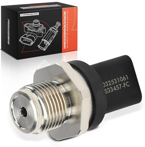 Frankberg Fuel Pressure Sensor Injector 3-Pin Replace# 0281002919 | Compatible with C-Crosser Enterprise VU VV Freelander 2 L359 407 SW 6D 6E 4007 VU VV C8 EA EB