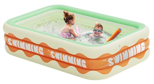 Piscinetta Gonfiabile Per Bambini Esterno, Piscina Gonfiabile Bambini, PVC Durevole, Piscinette Giocattoli Estivi Per Giochi Per Feste In Piscina All'aperto, Per Bambini Dentro Fuori