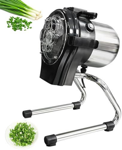Ensemble Coupe-Légumes Électrique, Hachoir à Légumes Professionnel, Robot Culinaire et Hachoir, pour Poivrons, Oignons Verts Hachés, Oignons, Coriandre, Poireaux,110CL