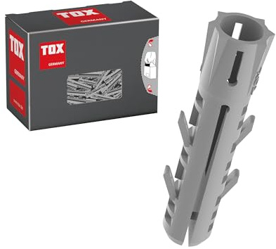 TOX Spreizdübel Barracuda 10/50, Dübel speziell für Vollstein und Beton mit sehr hohen Haltewerten, zuverlässige Befestigungen und einfache Montage, 16 Stück im Karton, 01319073