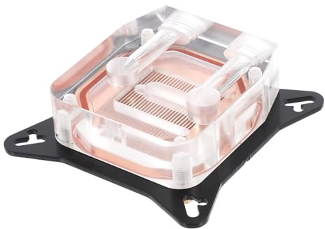 VANZACK GPU Water Block with Copper Base for Water Cooling Graphic Card Cooler Quiet Design and Environmental Copper Plating Compatible Computer Accessory