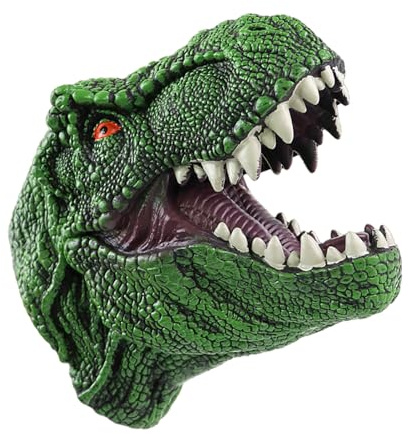 Handpuppen für Kinder | Dinosaurierkopfpuppen für Kinder | Dinosaurier-Spielzeug aus Gummi T-Rex für Puppentheater, Halloween-Party, Imaginat-Spiel