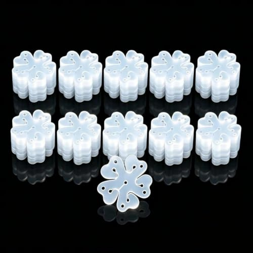 100 Pcs Balloon Arch Clips, Flower Shape Balloon Clips for Arch, Reusable Balloon Clips, Balloons Tie Tool for Wedding, Birthday Party Decorations