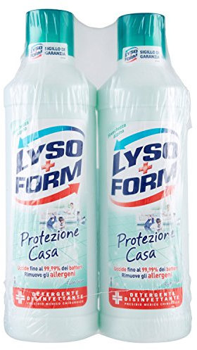 Lysoform Detergente Disinfettante Pavimenti Freschezza Alpina Pavimenti - Pacco da 2 x 1 litro