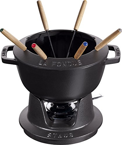 Fondue Set Schwarz 20 cm
